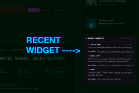StatComm | Simple Statamic Comments plugin with recent comments widget. Screenshot 4