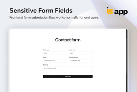 Sensitive Form Fields Screenshot 4