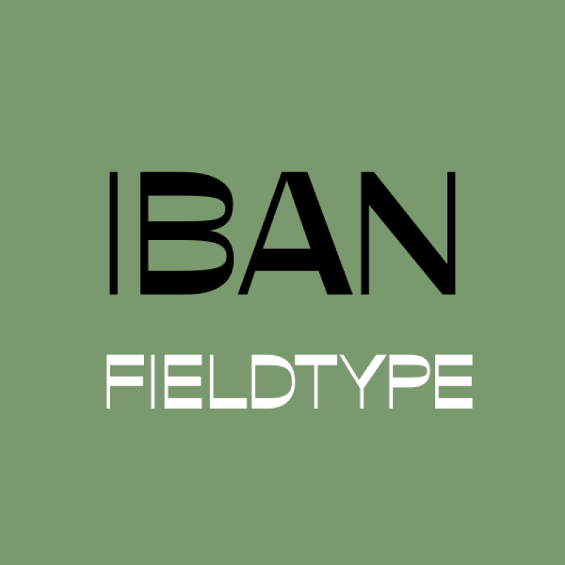 IBAN Fieldtype Screenshot