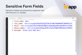 Sensitive Form Fields Screenshot 5