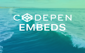 CodePen Embeds Screenshot 1