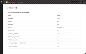 Statamic Environment Indicator & Widget Screenshot 4
