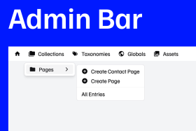 Admin Bar Screenshot 1