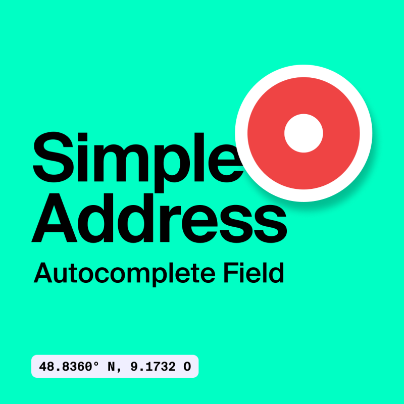 Simple Address Field Screenshot