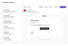 Mailables Viewer Screenshot 1