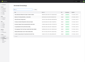 AI Entry Embeddings Screenshot 2