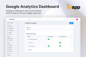 Google Analytics (GA4) widgets Screenshot 1