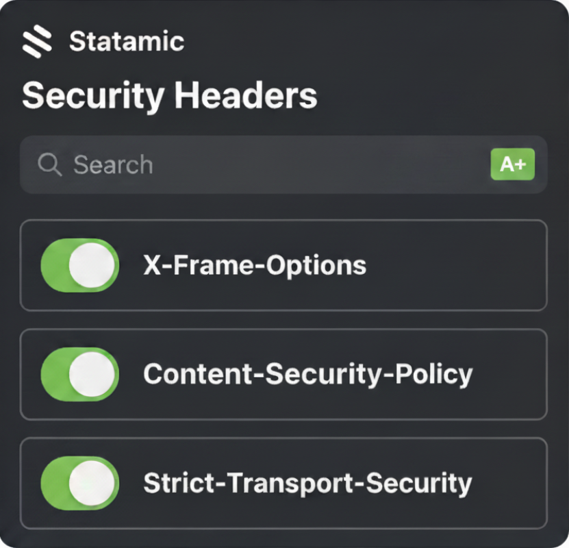 Security Headers Screenshot