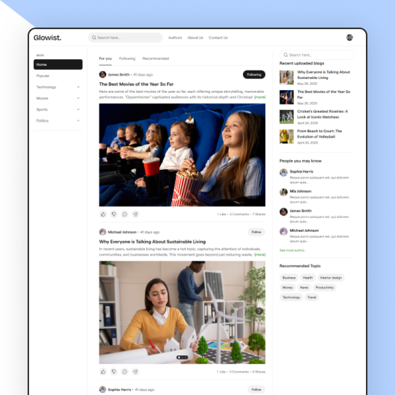 Glowist Screenshot