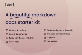 Dok: The Documentation Starterkit Screenshot 1