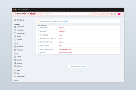 Statamic Environment Indicator & Widget Screenshot 2