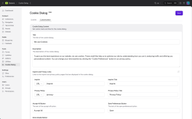 Cookie Dialog Screenshot 3