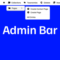 Admin Bar