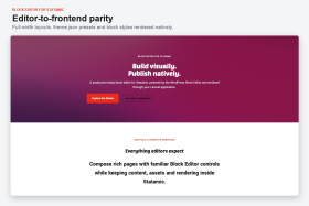 Block Editor for Statamic Screenshot 4