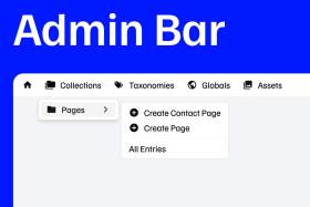 Admin Bar Screenshot 1