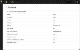 Statamic Environment Indicator & Widget Screenshot 2