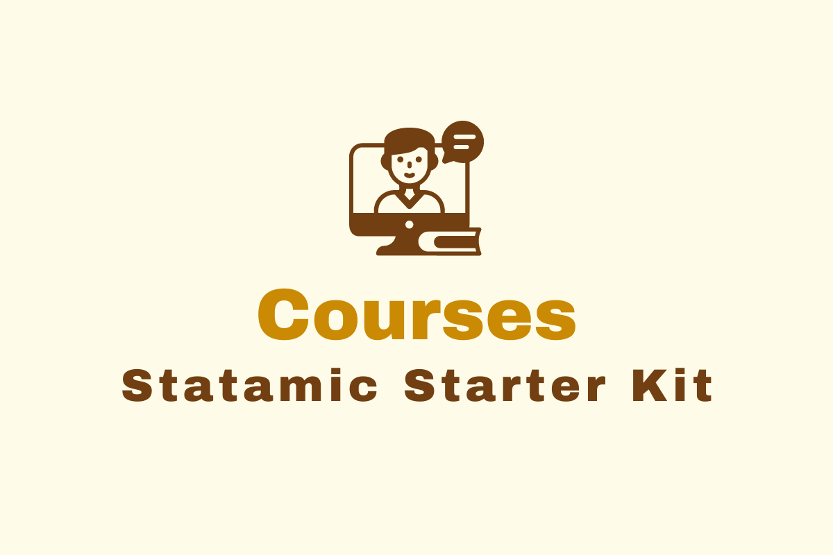 Courses - Starter Kit Screenshot