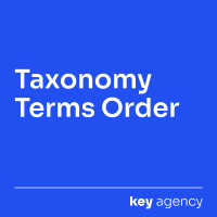 Taxonomy Terms Order