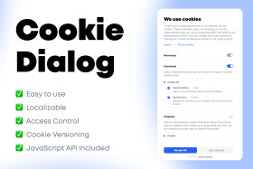 Cookie Dialog Screenshot 1