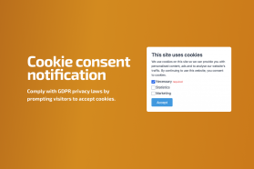 Cookie Notice Screenshot 2