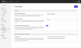 A11y Gate: The Accessibility Gate for Statamic Screenshot 7
