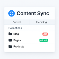Statamic Content Sync (UI + Diff)