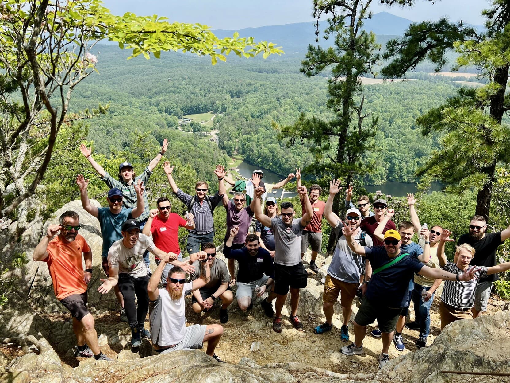 Hiking as a group