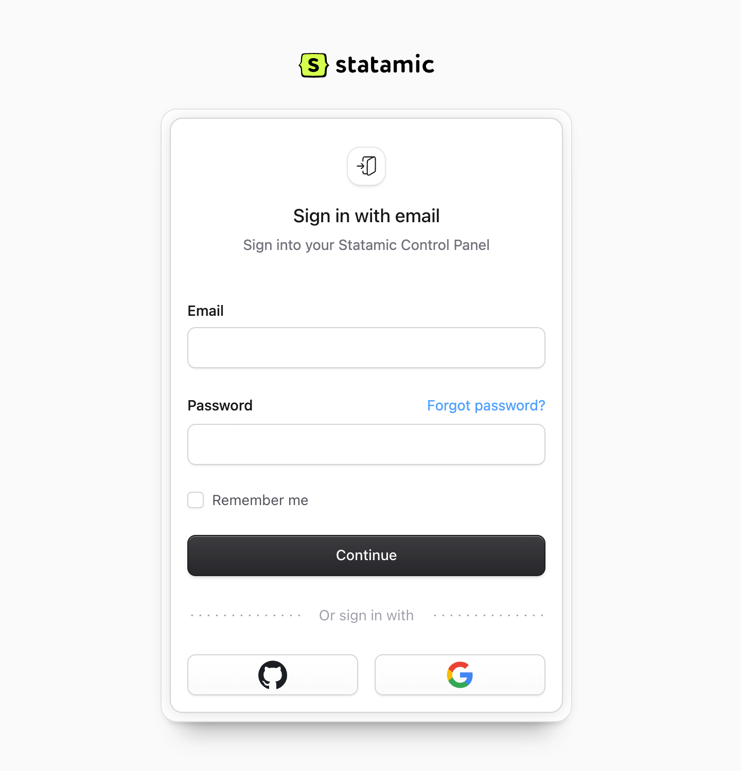 OAuth in Statamic 6