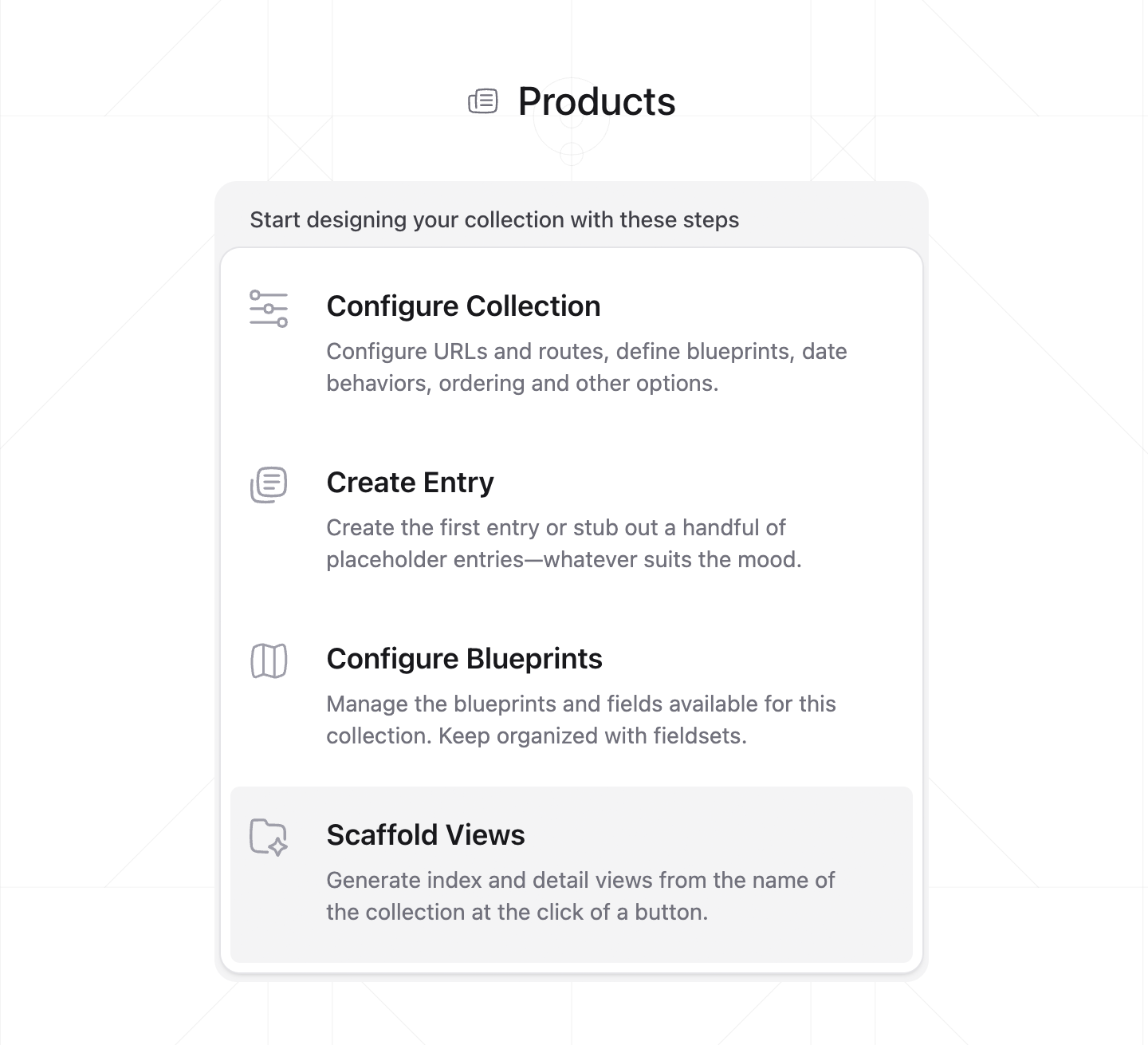 Smart Scaffolding in Statamic 6