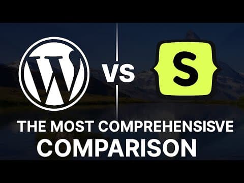 YouTube thumbnail of the comparison video