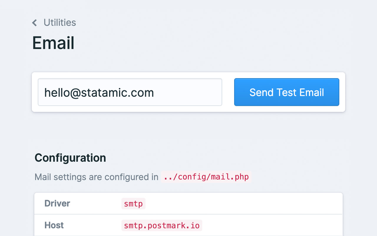 Statamic Features