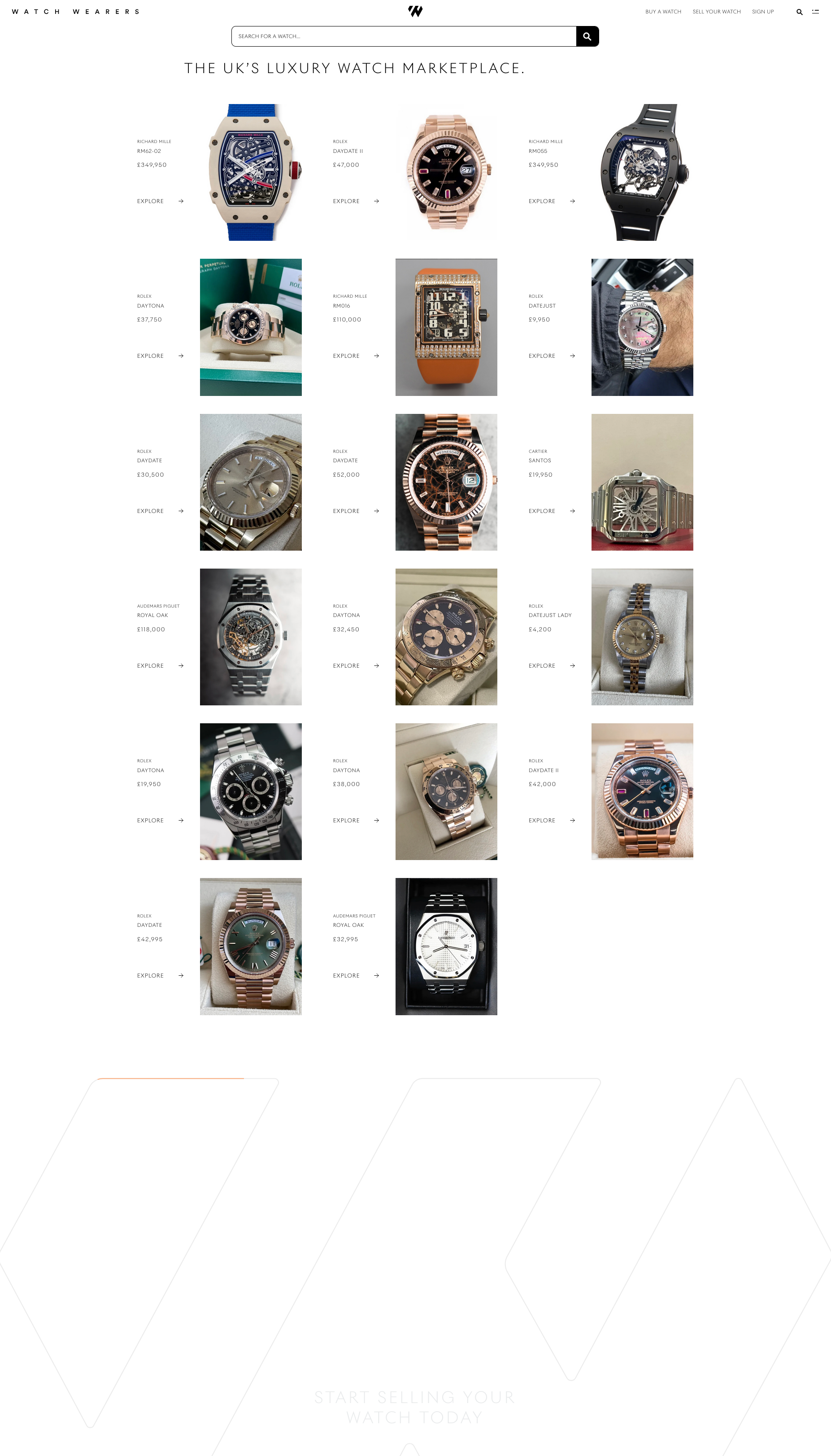 Screenshot of Watch Wearers