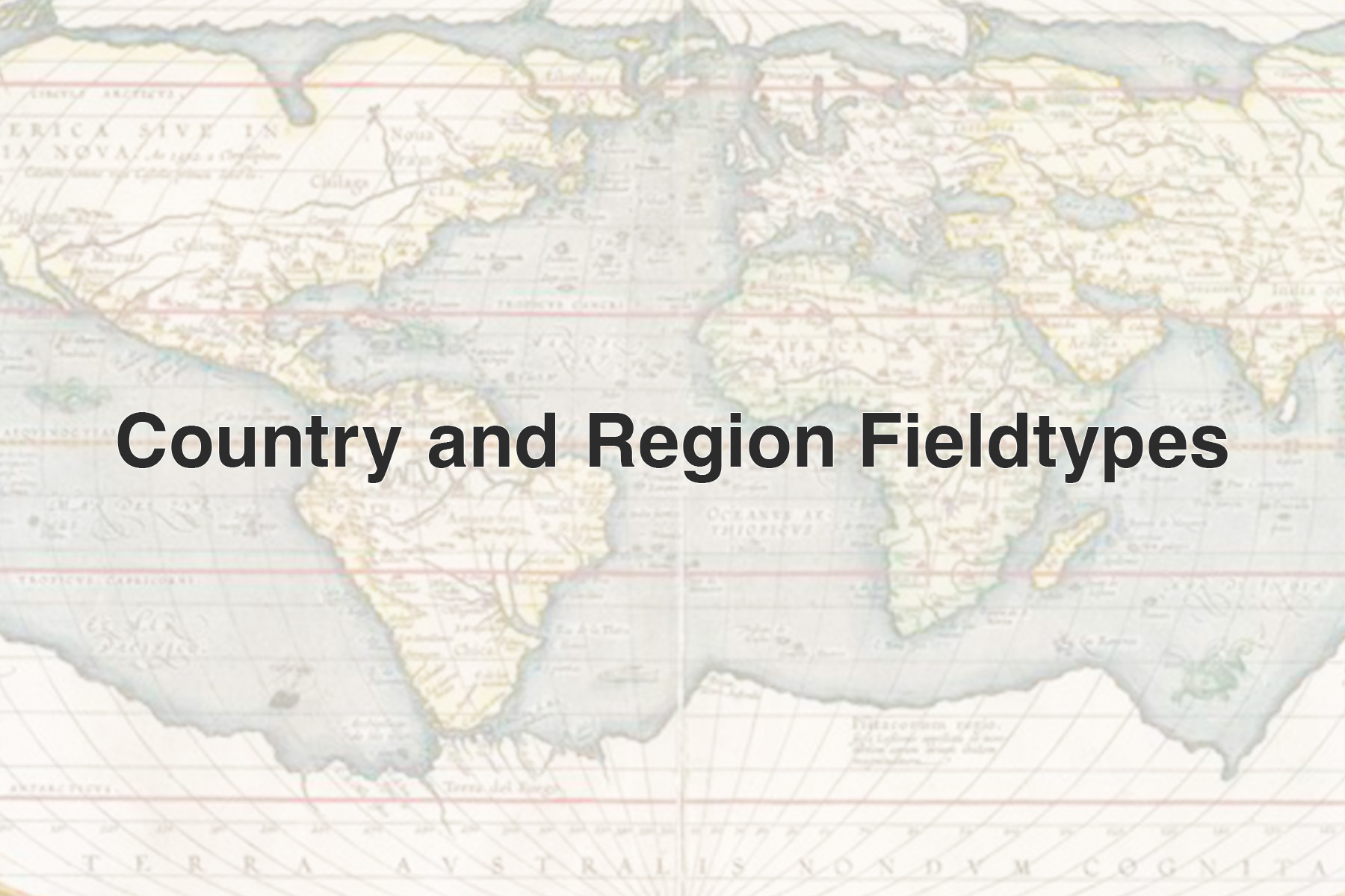 Country and Region Fieldtypes Icon