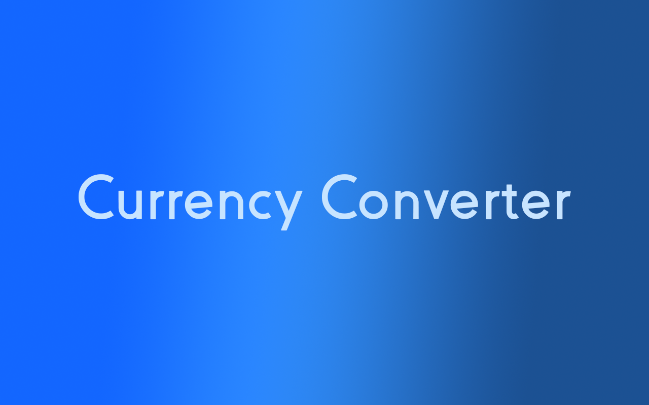 Currency Converter Thumbnail