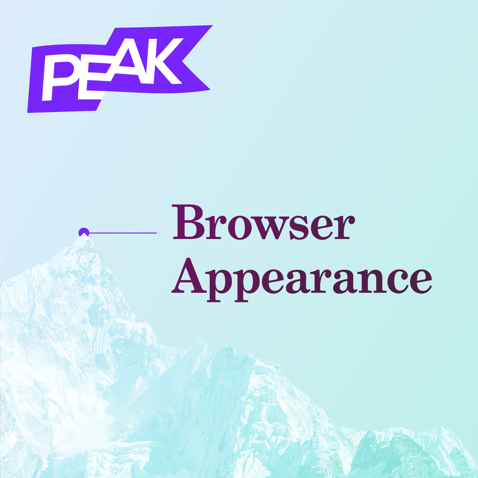 Peak Browser Appearance Icon