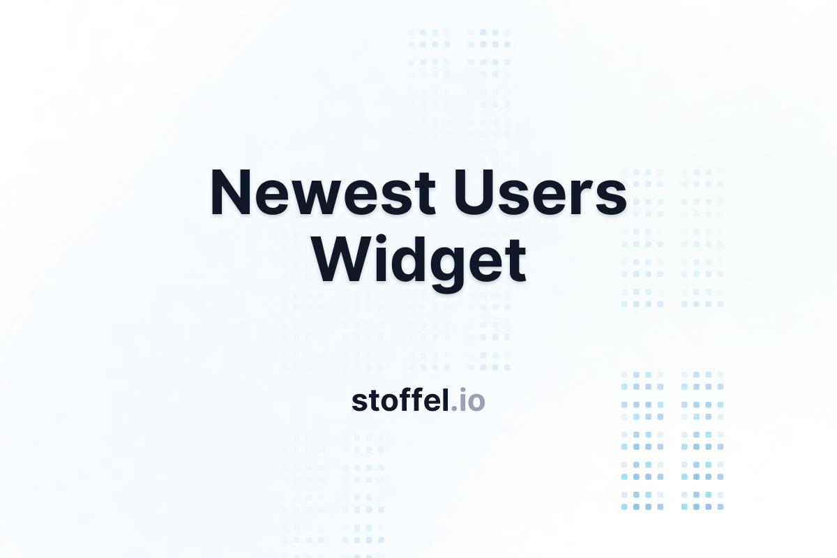 Widget: Newest Users Icon