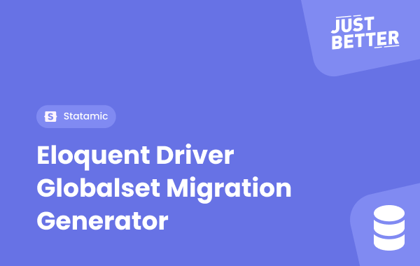 Eloquent Driver Globalset Migration Generator Icon