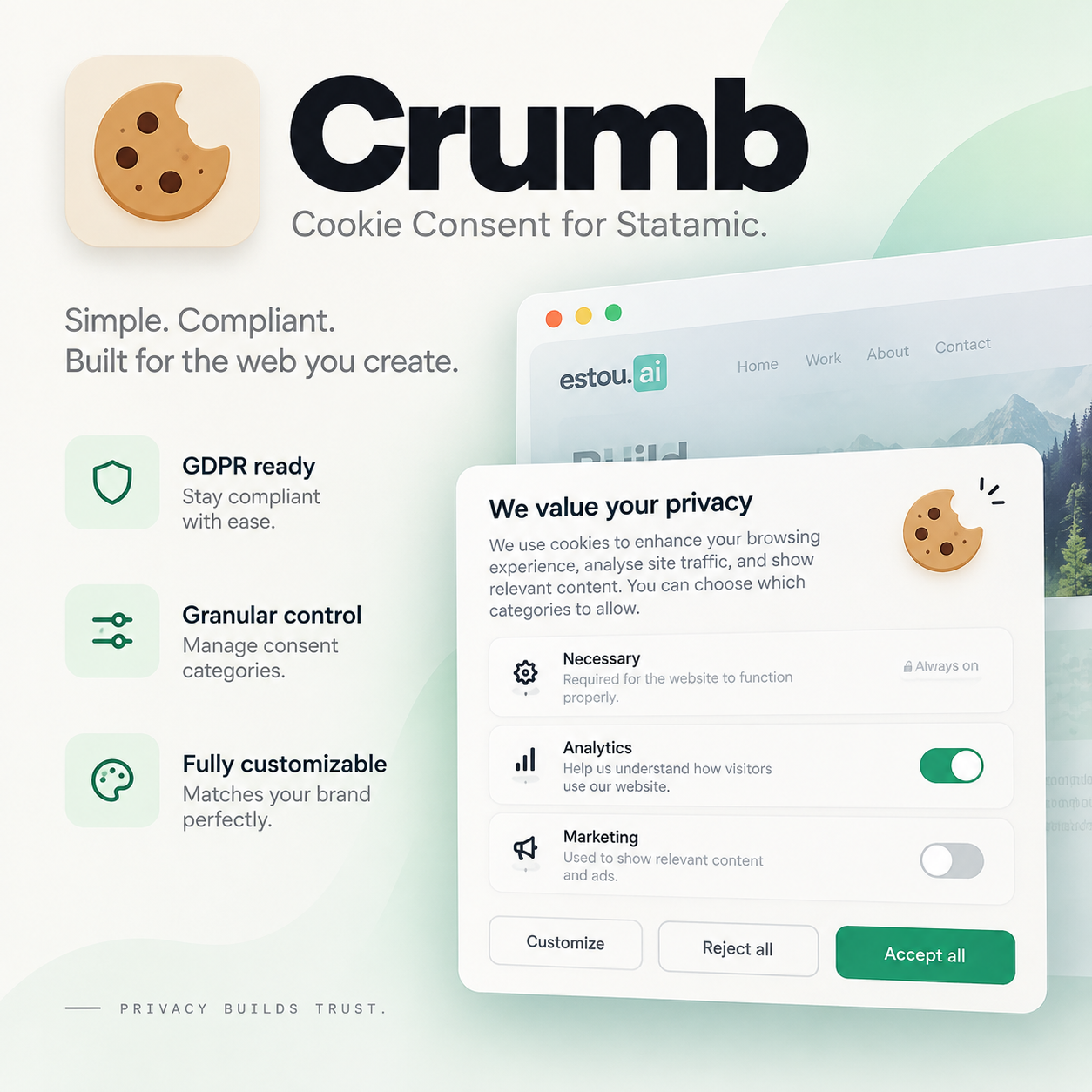 Crumb - Cookie Consent Thumbnail
