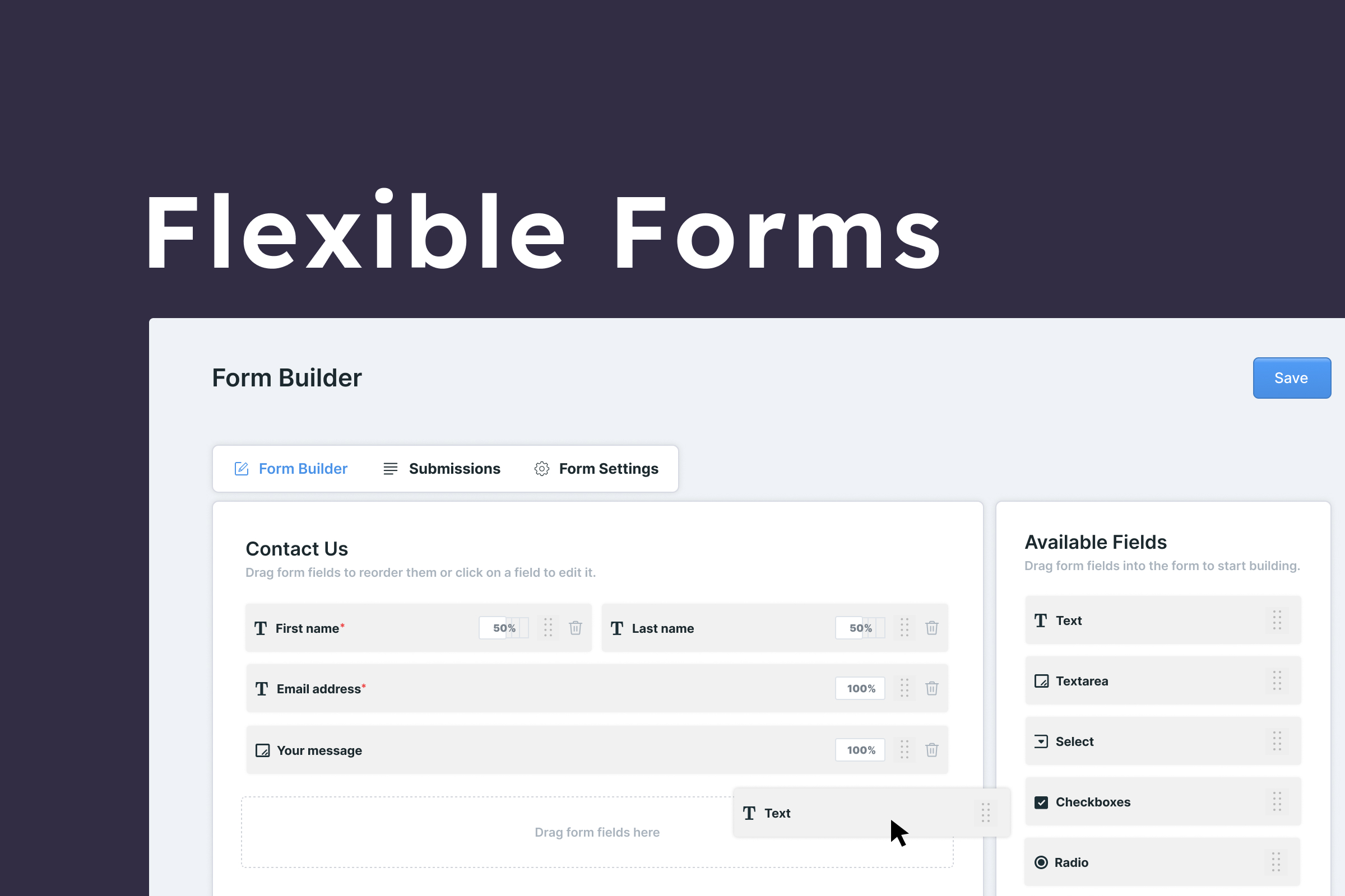 Flexible Forms - a Statamic Addon
