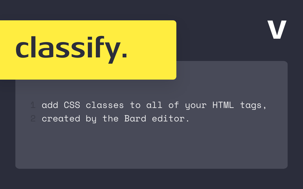 Classify