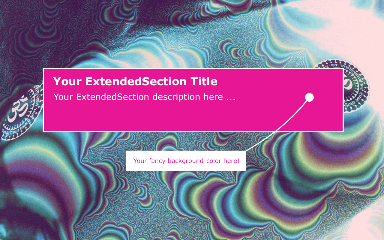Extended Sections