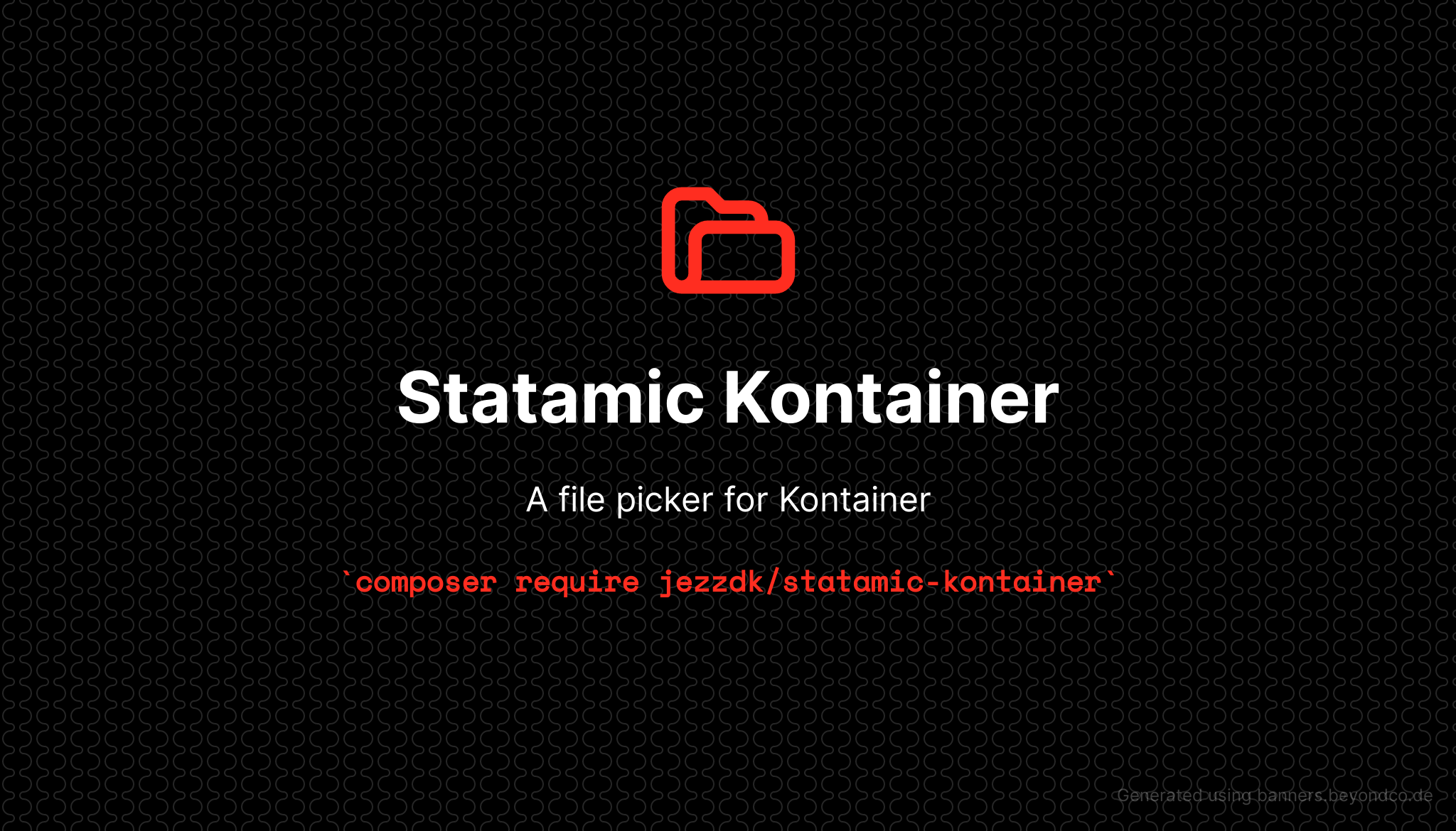 Statamic Kontainer Icon