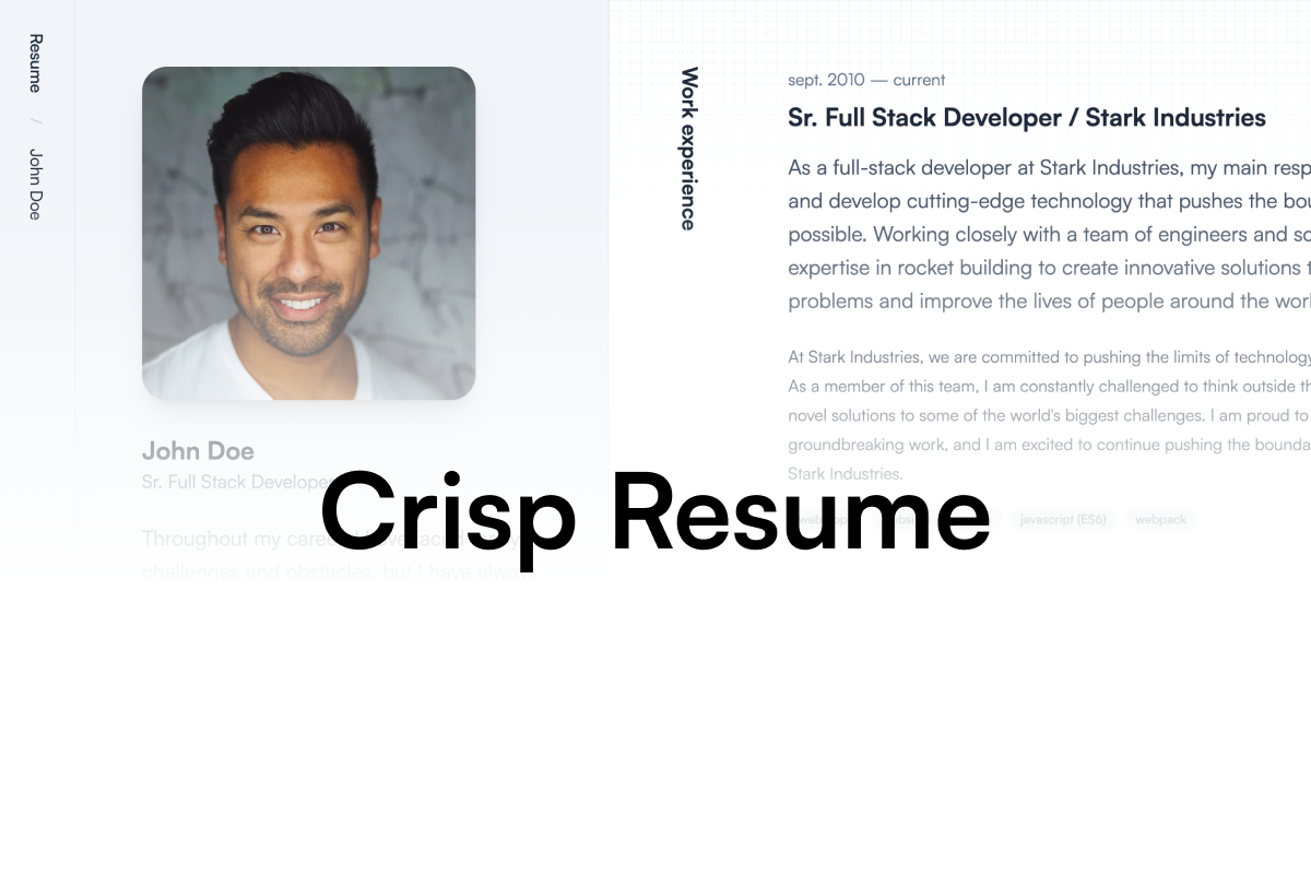 Crisp Resume Icon