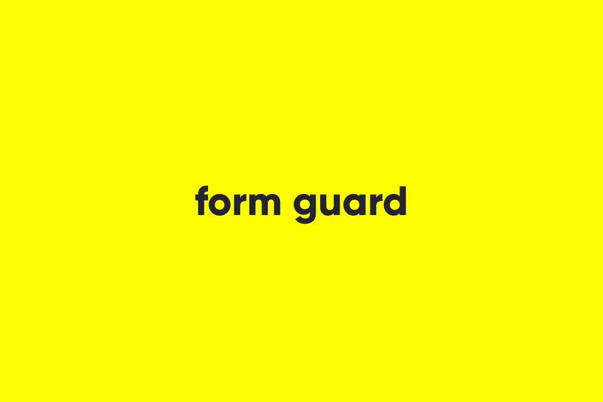 Form Guard Thumbnail